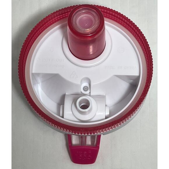 Cool Gear Clear Pink White Sip Straw Water Bottle BPA Free Top Shelf Safe 2013 - Picture 6 of 8